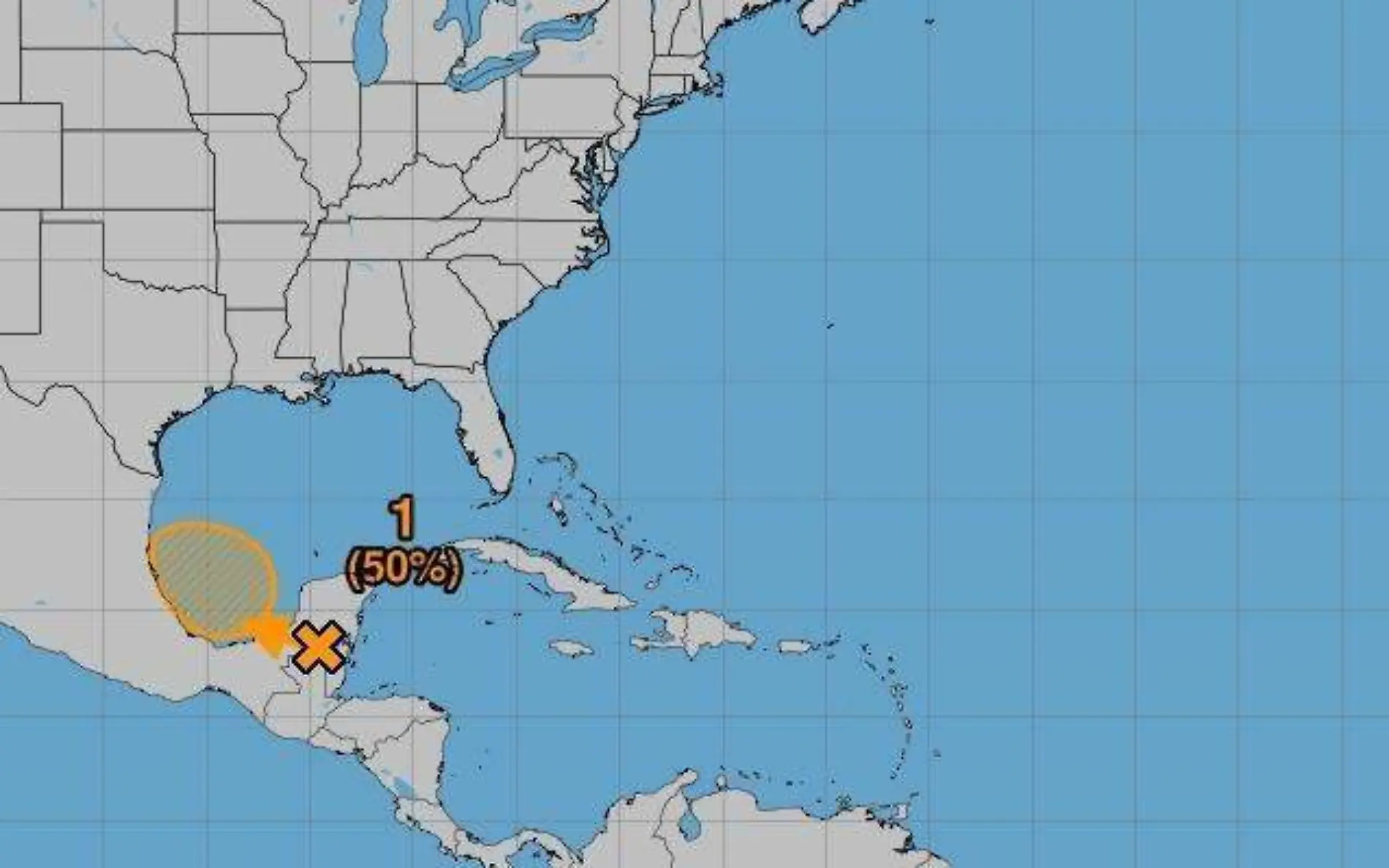 Aumenta a 50 probabilidades de ciclón en el Golfo de México Centro Nacional de Huracanes de Estados Unidos